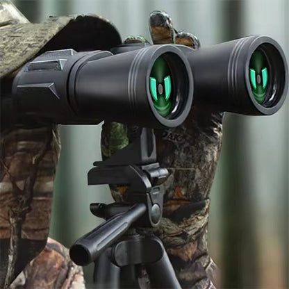 Powerful 20x50 HD Binoculars with BAK4 Prism for Outdoor Camping and Travel