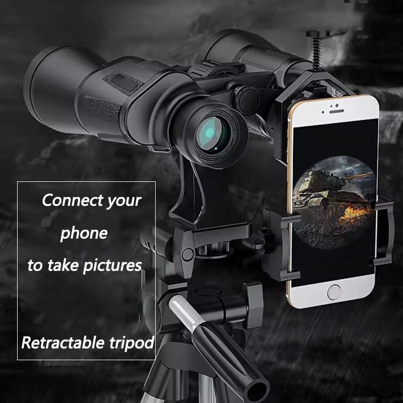 Powerful 20x50 HD Binoculars With BAK4 Prism For Outdoor Camping And Travel 1