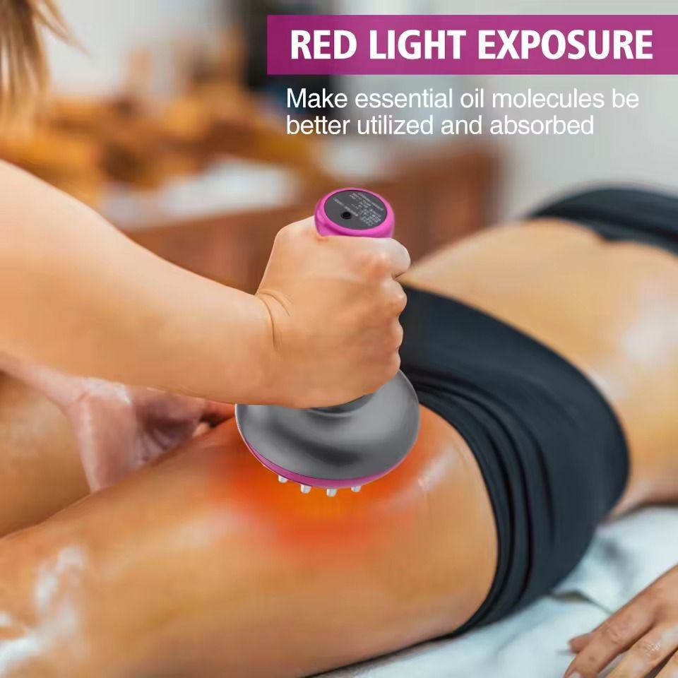 Rechargeable Heated Gua Sha Massager Brush With 69 Levels For Body Shaping And Detox 3