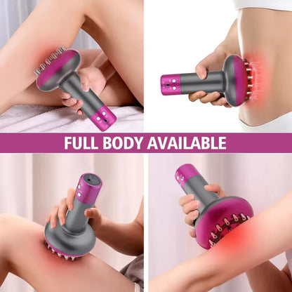 Rechargeable Heated Gua Sha Massager Brush With 69 Levels For Body Shaping And Detox 5