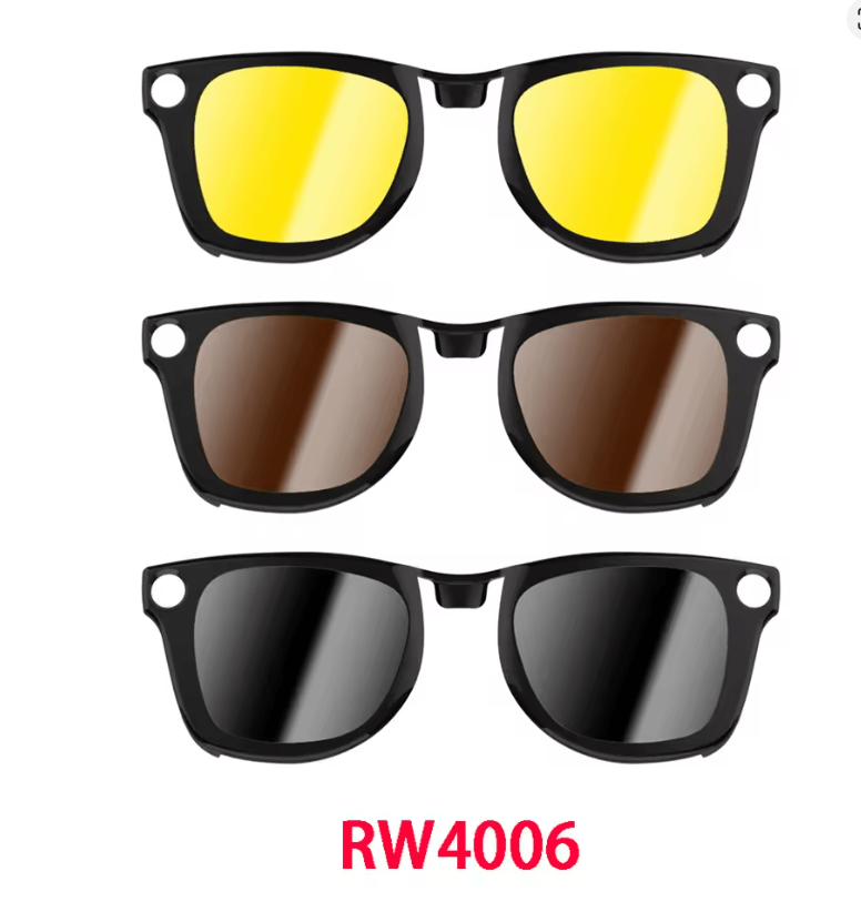 Polarized Clip On Sunglasses For Ray Ban Meta Wayfarer RW4006 RW4008 17