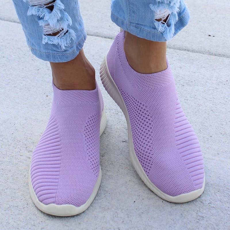 Women Sock Sneakers Slip On Platform Trainers, Sneaker Woman Lightweight Walking Shoes Flats Casual Baskets Comfortable
