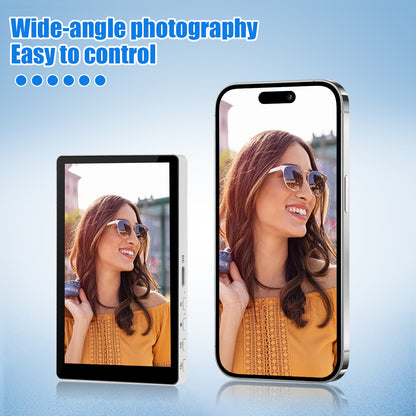 Wireless Magnetic Smartphone Monitor Screen, Vlog/Live Stream Video Recording Tool for iPhone & Android Devices