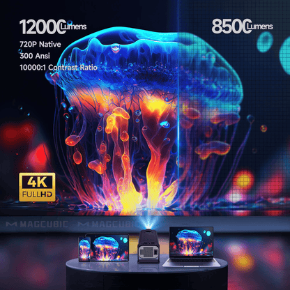 Magcubic HY320 Mini 4K Android Projector With WiFi 6 And Bluetooth For Home And Outdoor Use 2