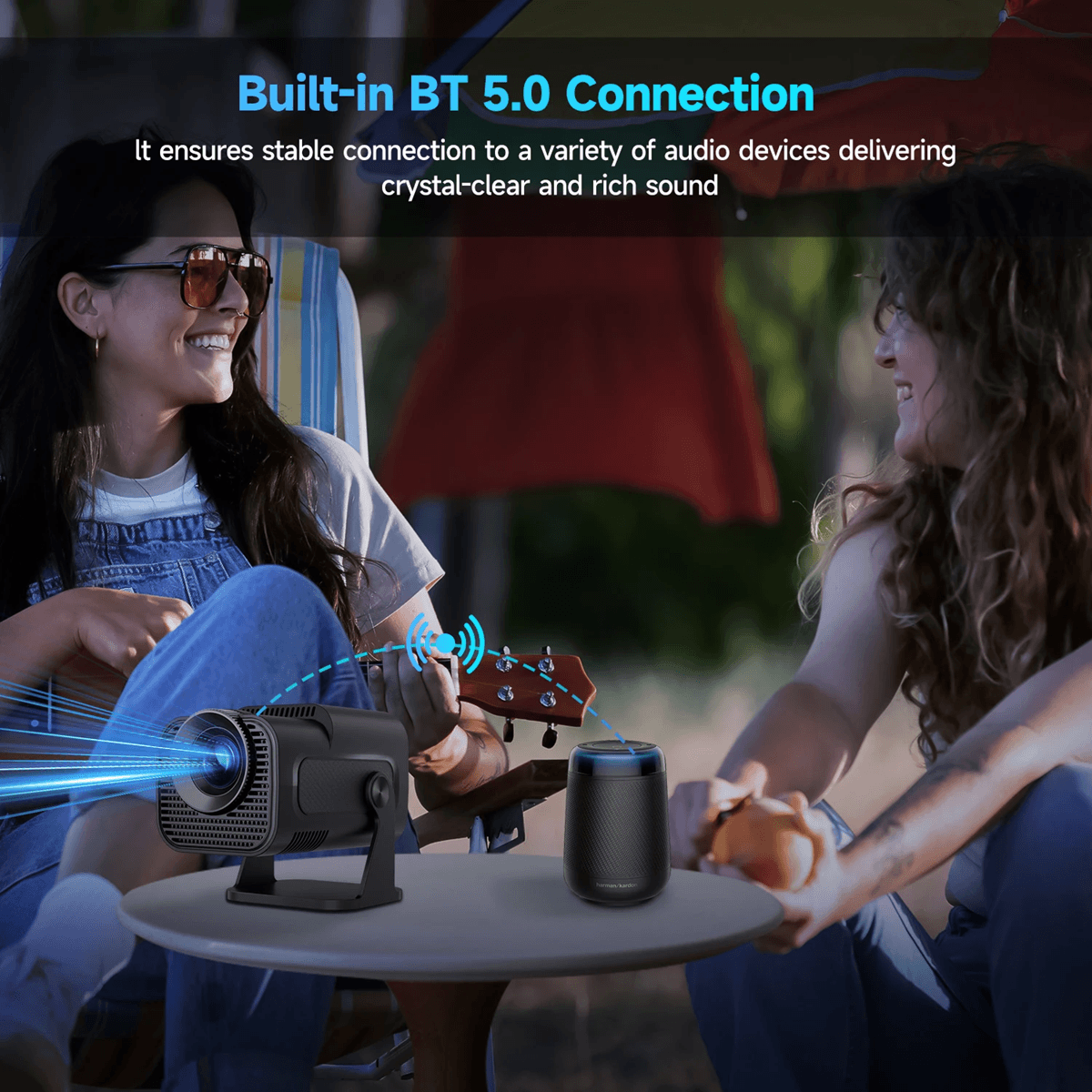 Magcubic HY320 Mini 4K Android Projector With WiFi 6 And Bluetooth For Home And Outdoor Use 5