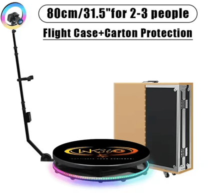 CHACKTOK 360 Photo Booth Machine With Auto Spin Remote And Custom Logo App 4