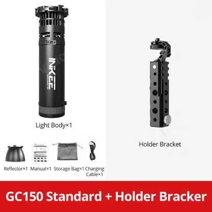 INKEE GC150 Portable LED Video Light With Adjustable Color Temperature And Built In Battery 2