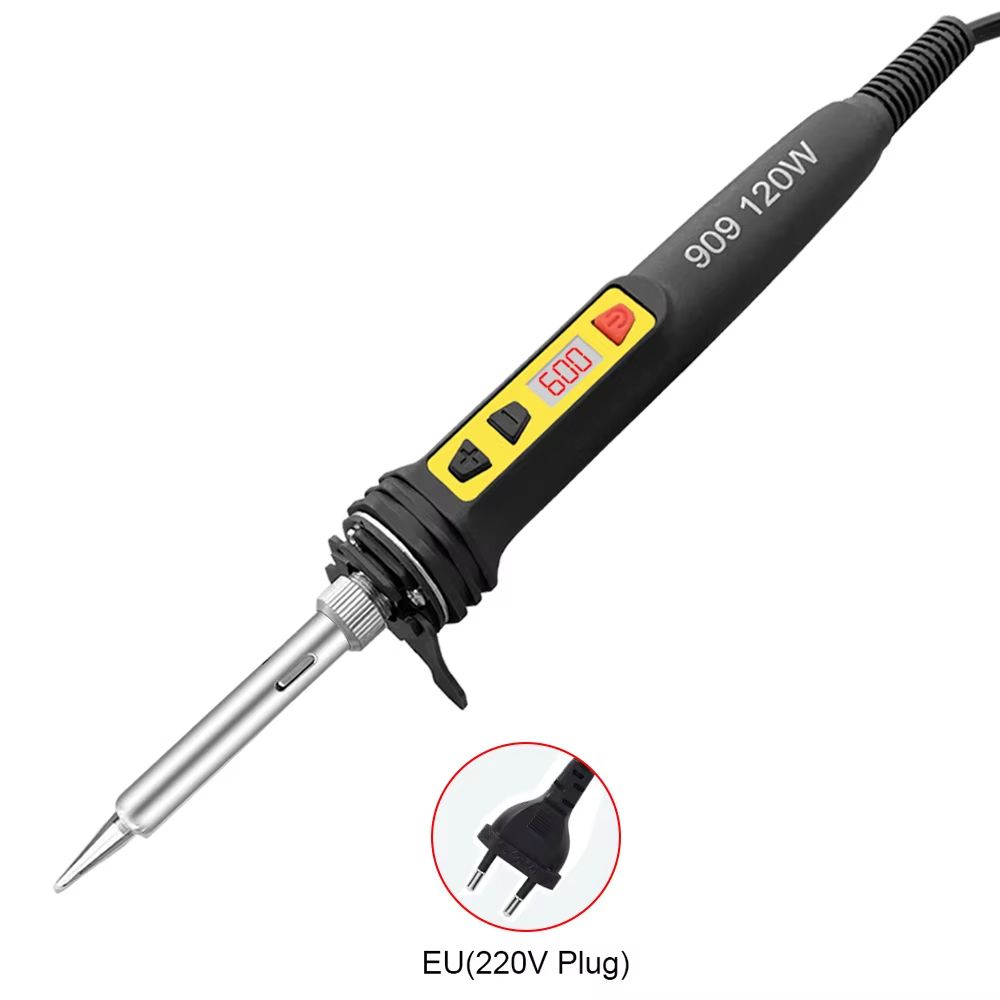 HighPrecision 120W Digital Soldering Iron Kit With Adjustable Temperature  Fast HeatUp 10