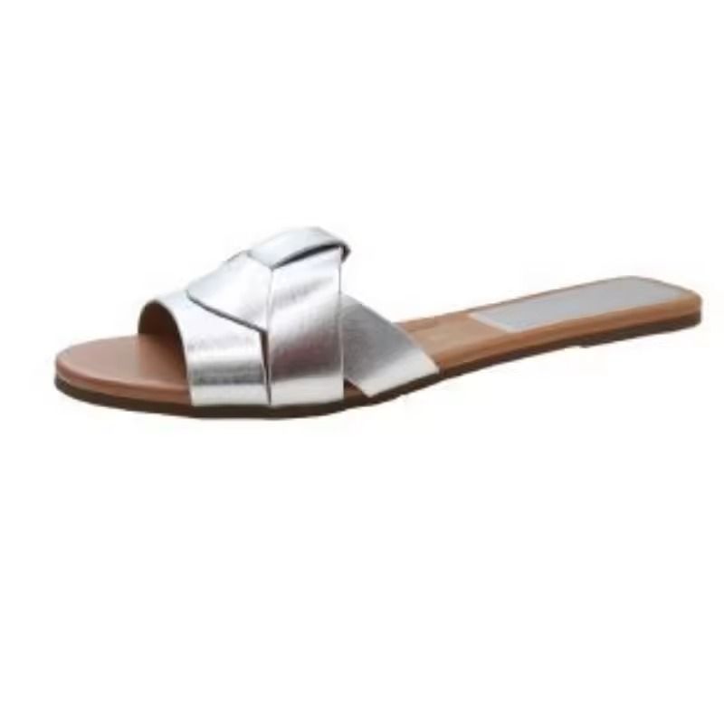 Women Flat Fish Mouth Sandals Casual Sexy Beach Slippers 4
