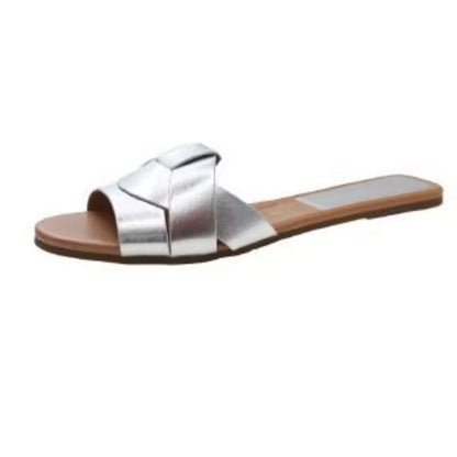 Women Flat Fish Mouth Sandals Casual Sexy Beach Slippers 4