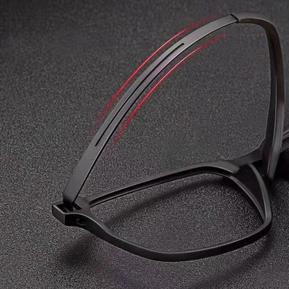 Pure Titanium AntiBlue Light Reading Glasses For Men Presbyopia Eyewear With Diopter Strengths 4