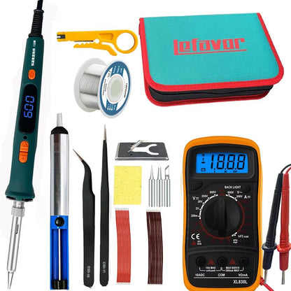 HighPrecision 120W Digital Soldering Iron Kit With Adjustable Temperature  Fast HeatUp 15