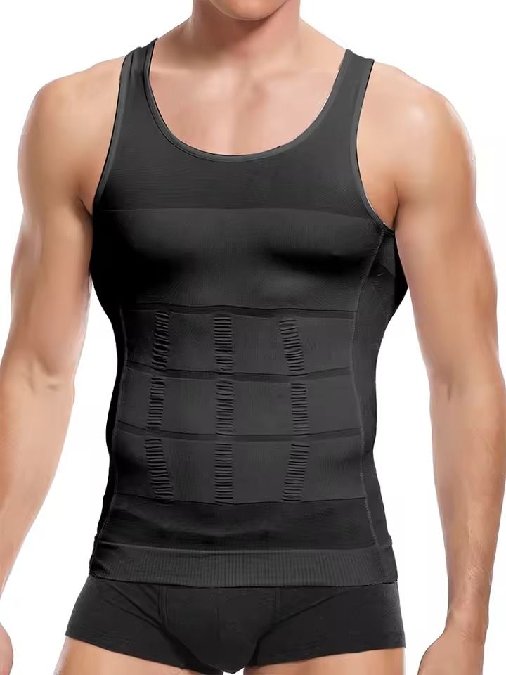 Mens Compression Shaper Tank Top For Abs And Tummy Control 9