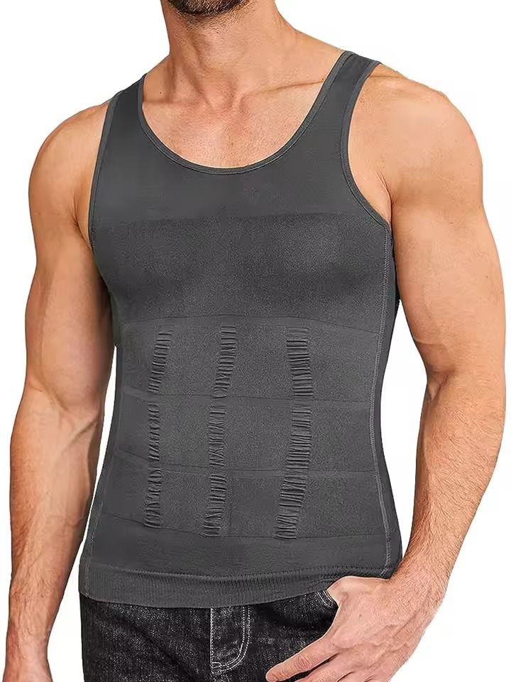 Mens Compression Shaper Tank Top For Abs And Tummy Control 12