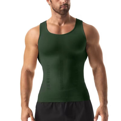 Mens Compression Shaper Tank Top For Abs And Tummy Control 13
