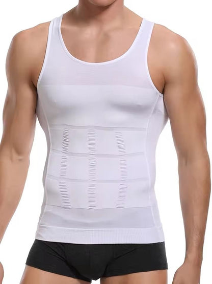 Mens Compression Shaper Tank Top For Abs And Tummy Control 8