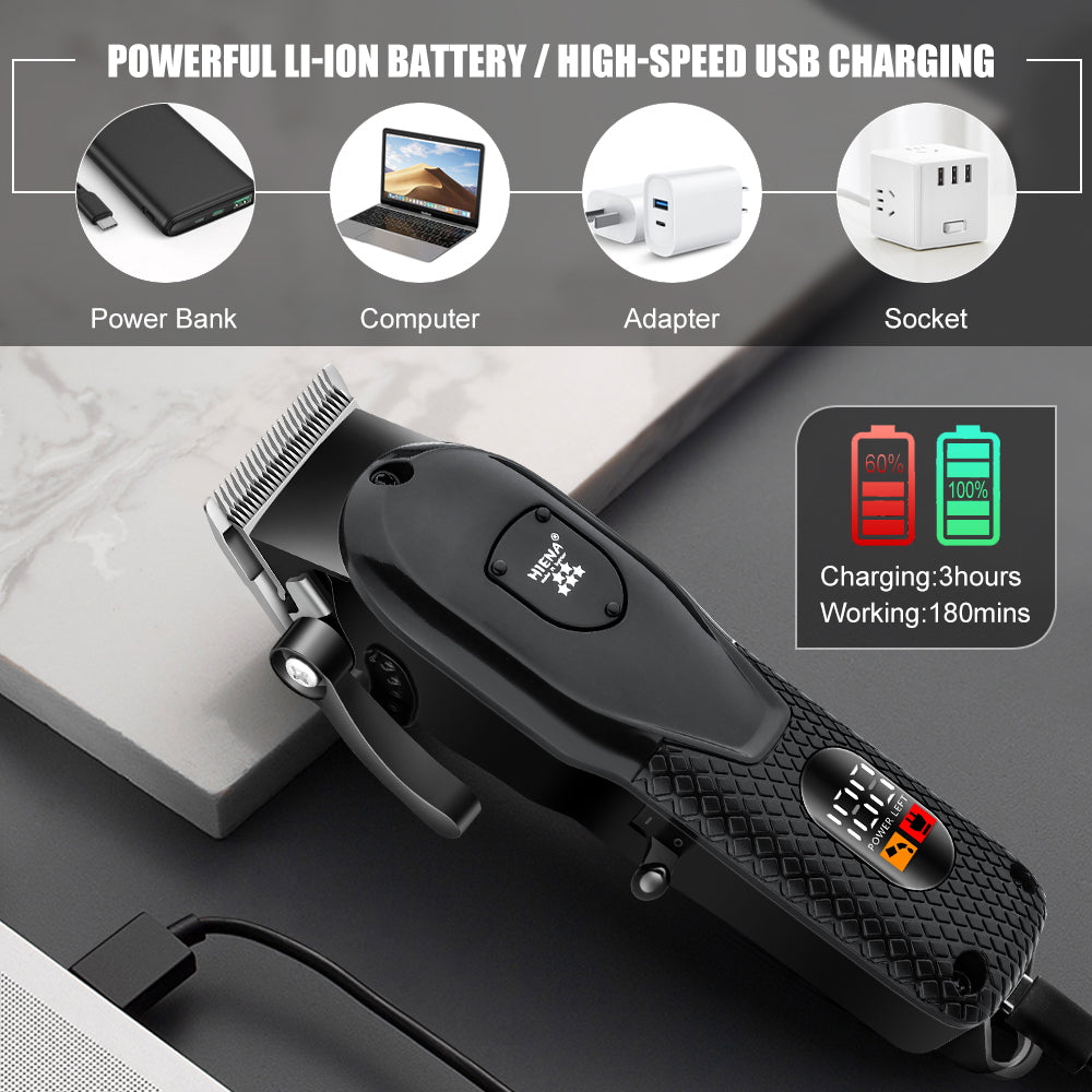 Hair Cutting Machine Trimmer For Men Professional Electric Barber Shop Hair Trimmers Cordless Hair  3