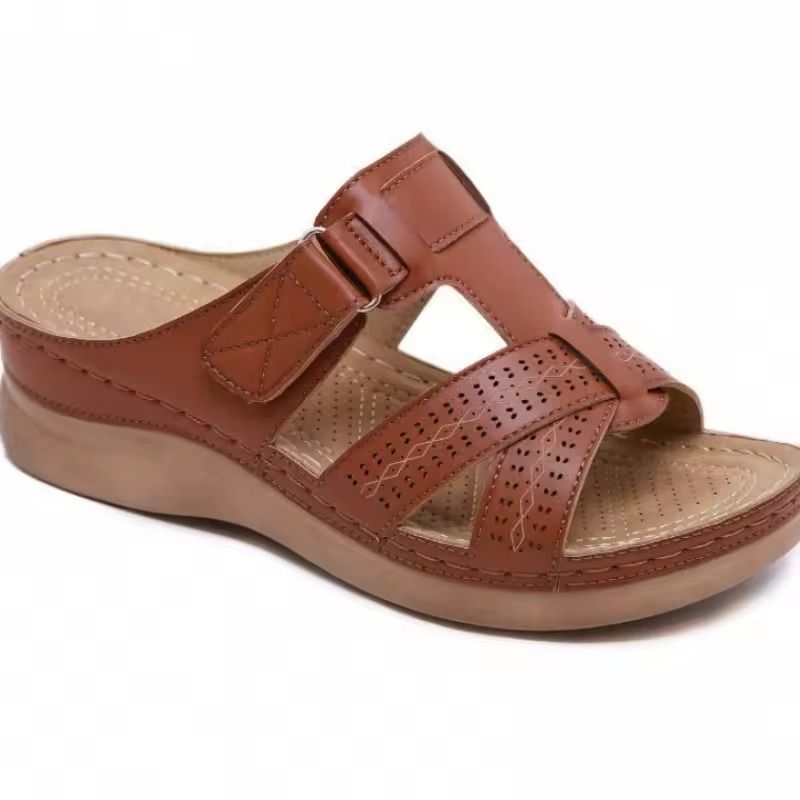 Summer Wedge Sandals For Women  Orthopedic Open Toe AntiSlip Platform Shoes 1