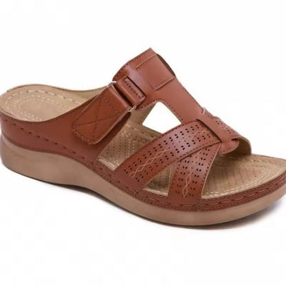 Summer Wedge Sandals For Women  Orthopedic Open Toe AntiSlip Platform Shoes 1