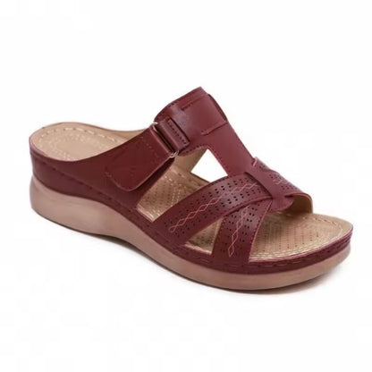 Summer Wedge Sandals For Women  Orthopedic Open Toe AntiSlip Platform Shoes 4