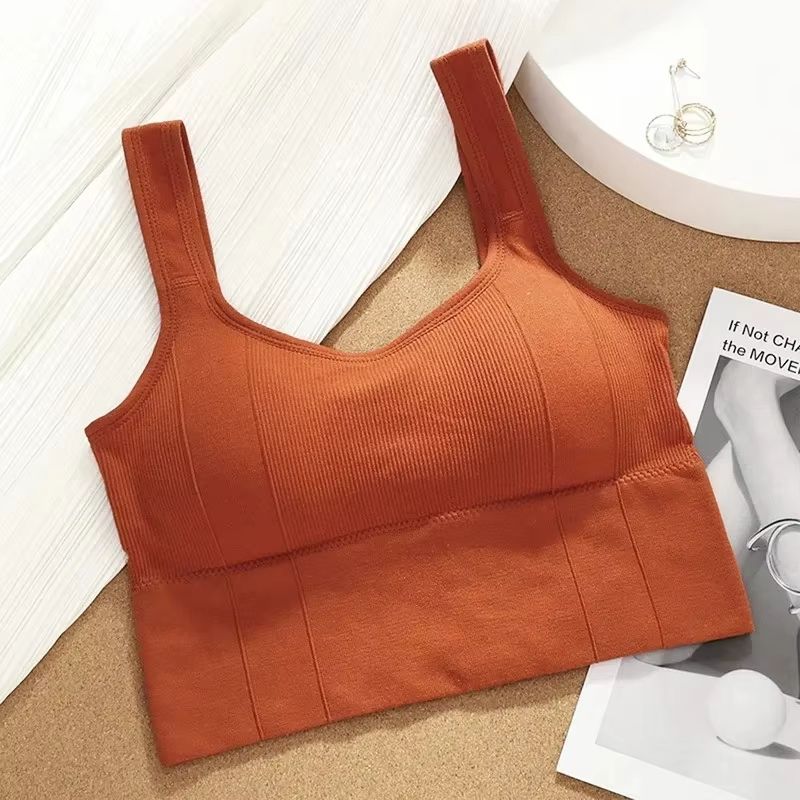 Womens Seamless Sports Bra Push Up Shockproof Yoga Gym Top 10