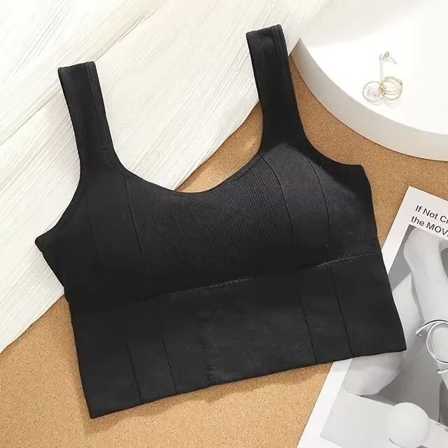 Womens Seamless Sports Bra Push Up Shockproof Yoga Gym Top 8