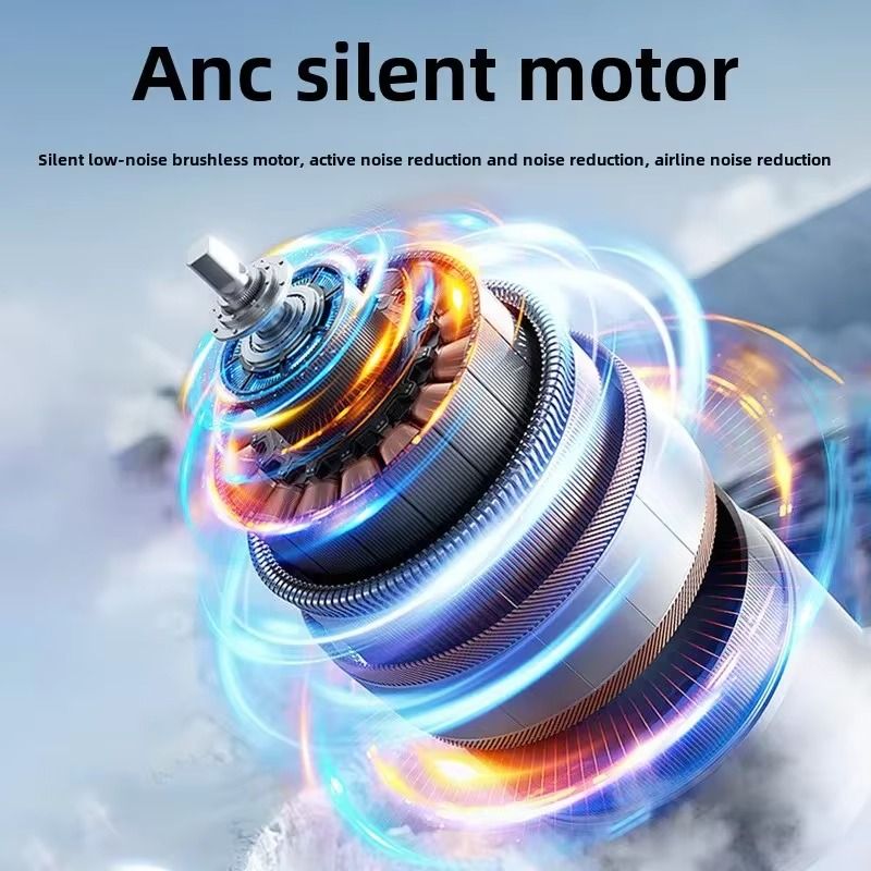 Ice Compress Handheld Cooling Fan USB Rechargeable Mini Fan With LED Display For Travel And Outdoor 3