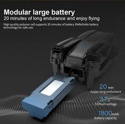 E99 Pro Drone With 6K Camera Foldable Quadcopter Remote Control UAV 5