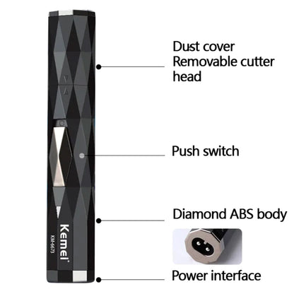Nose Hair Trimmer Men Rechargeable Ear Cleaner & Eyebrow Shaper, Portable Electric Beard Facial Hair Removal Machine