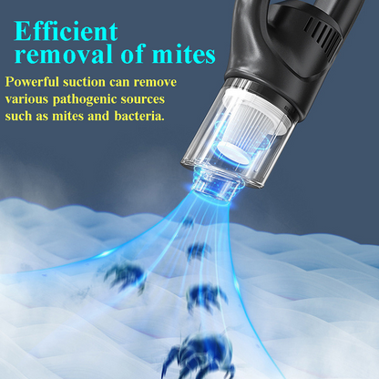 Smart Wireless Vacuum Cleaner with Strong Suction, Portable Air Gun for Home & Car Use, Window Washer Robot & Handheld