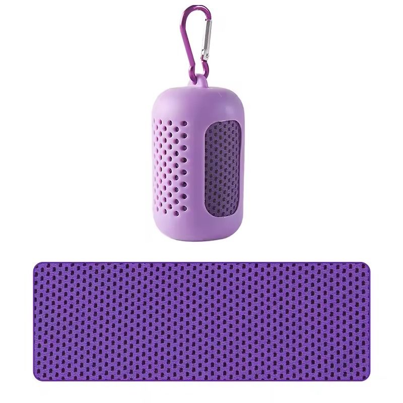 Portable Cooling Towel Quick Drying Silicone Wrapped Polyester Fiber Sport Towel 10