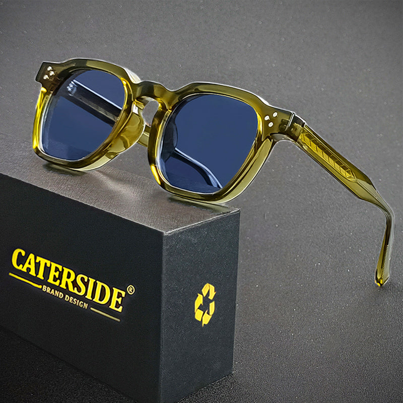 Retro Punk Men Sunglasses Small Frame Square, Personalized Design Sun Glasses for Women Travel, Party, Business Festival