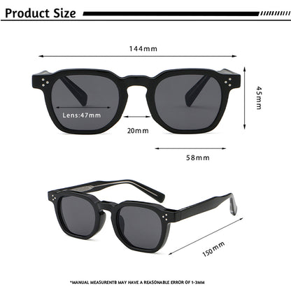 Retro Punk Men Sunglasses Small Frame Square Personalized Design Sun Glasses For Women Travel Party 1