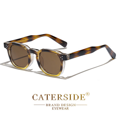 Retro Punk Men Sunglasses Small Frame Square Personalized Design Sun Glasses For Women Travel Party 5