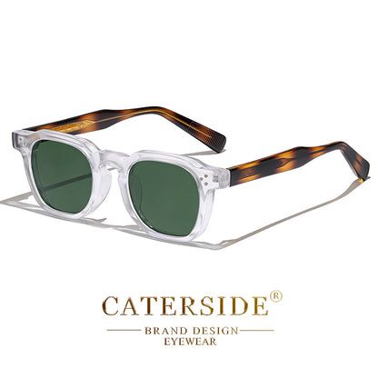 Retro Punk Men Sunglasses Small Frame Square Personalized Design Sun Glasses For Women Travel Party 6