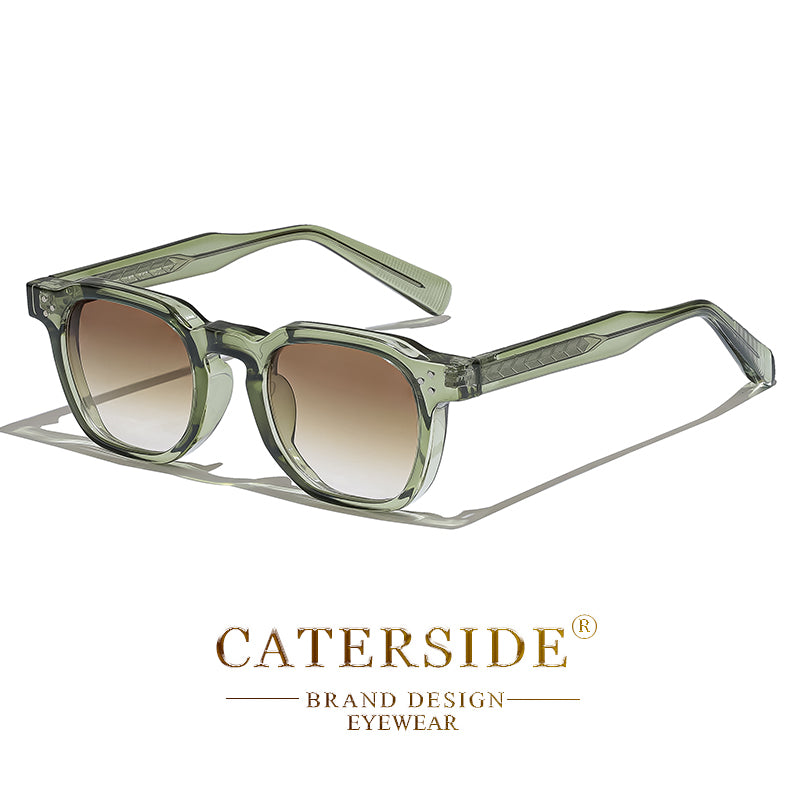 Retro Punk Men Sunglasses Small Frame Square Personalized Design Sun Glasses For Women Travel Party 10