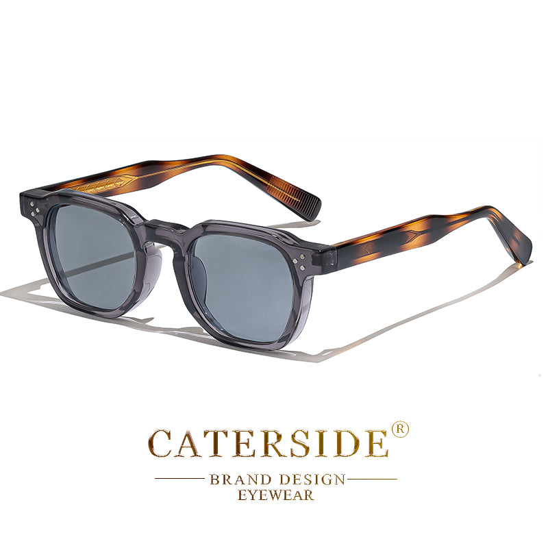 Retro Punk Men Sunglasses Small Frame Square Personalized Design Sun Glasses For Women Travel Party 8