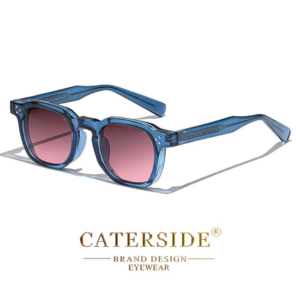 Retro Punk Men Sunglasses Small Frame Square Personalized Design Sun Glasses For Women Travel Party 11