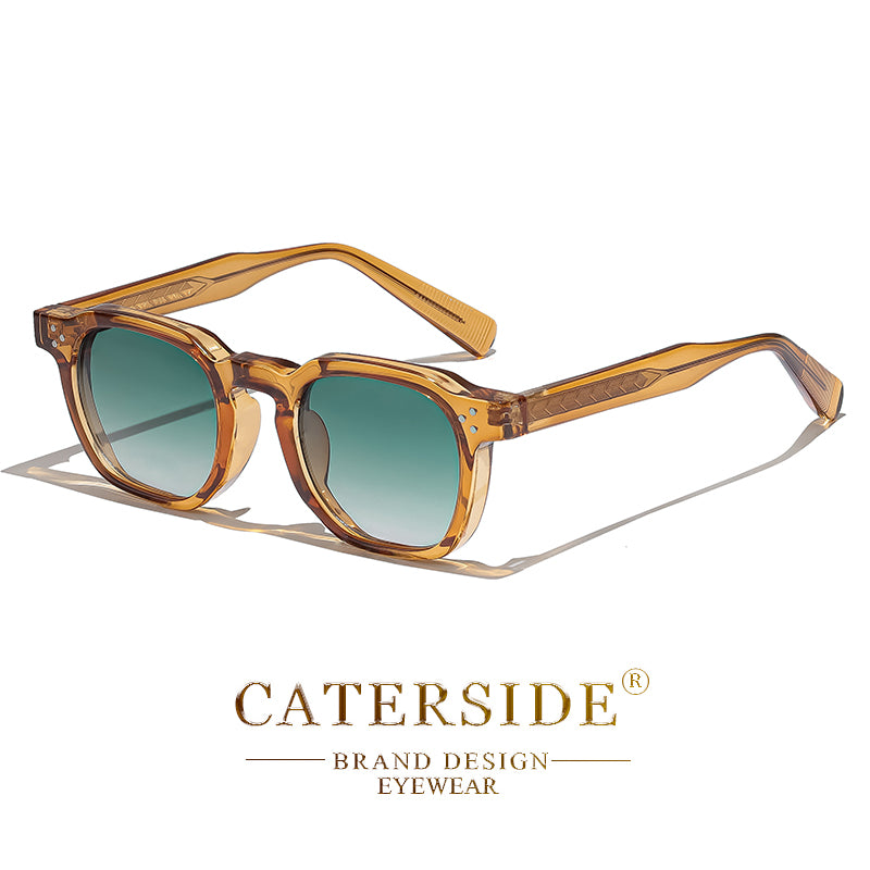 Retro Punk Men Sunglasses Small Frame Square Personalized Design Sun Glasses For Women Travel Party 12