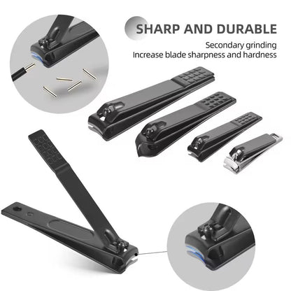 Professional Stainless Steel Manicure And Pedicure Set Grooming Kit With Scissors And Nail Tools 3