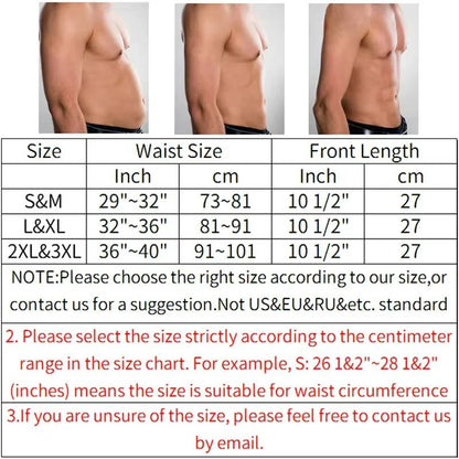 Mens Premium Sauna Body Shaper  Waist Trainer Belt Sweat Trimmer For Fitness  Abdomen Reduce 5