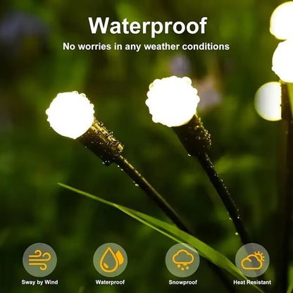 Solar Garden Lights Outdoor LED Firefly Lawn Lamp Landscape Decoration 1