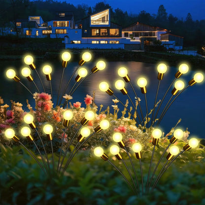 Solar Garden Lights Outdoor LED Firefly Lawn Lamp Landscape Decoration 7