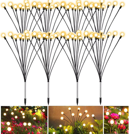 Solar Garden Lights Outdoor LED Firefly Lawn Lamp Landscape Decoration 4
