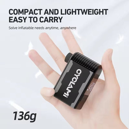 Portable Electric Bike Air Pump 120PSI Fast Compressor With Schrader And Presta Valve Compatibility 2