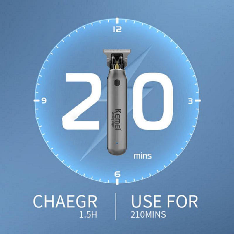 Cordless Hair Clipper for Men, Professional Rechargeable Beard Trimmer & Hair Cutting Machine for Home & Barber Use