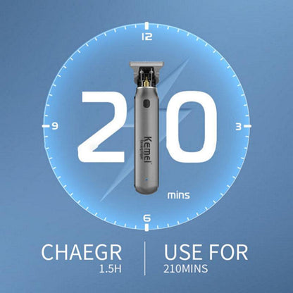 Cordless Hair Clipper for Men, Professional Rechargeable Beard Trimmer & Hair Cutting Machine for Home & Barber Use
