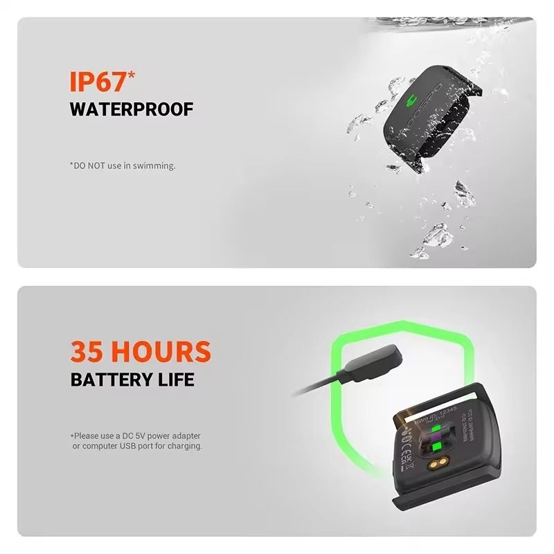 Armband Heart Rate Monitor With HR Zones Calories Sensor BLE50 ANT For Fitness And Cycling 4