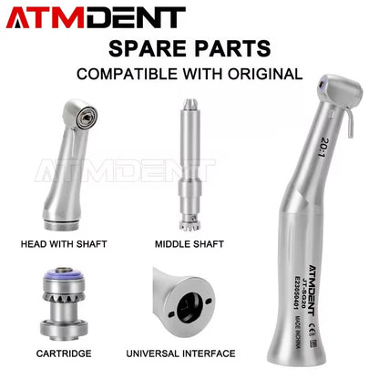 Dental Implant Contra Angle 201 Slow Speed Handpiece For E Type Micromotor 1