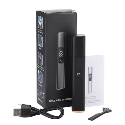 Rechargeable Electric Nose Hair Trimmer  Painless Washable And Unisex Grooming Tool 6